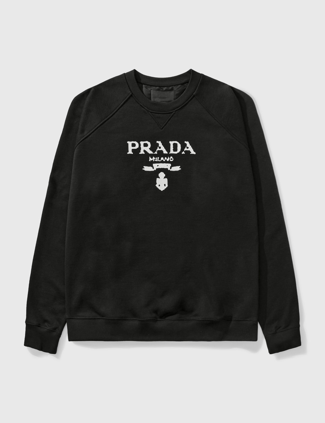 Prada Printed Crew Neck Pullover