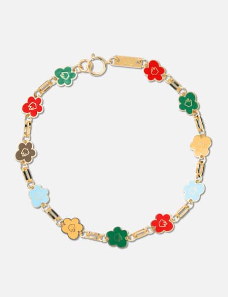 IN GOLD WE TRUST PARIS Flower Necklace