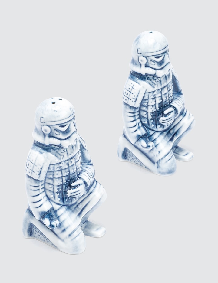 Terracotta Warror Stormtrooper Salt and Pepper Shaker Set Placeholder Image