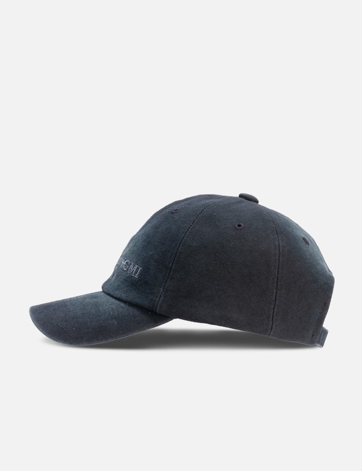 Wooyoungmi Navy Dyed Logo Ball Cap