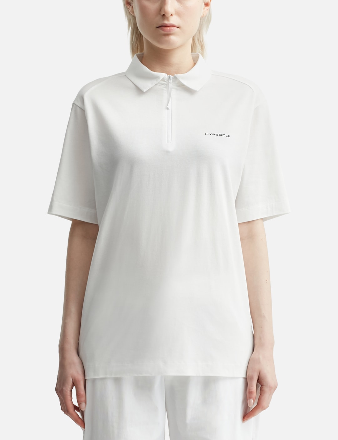 X POST ARCHIVE FACTION (PAF) Half Zip-Up Polo T-Shirts view 17