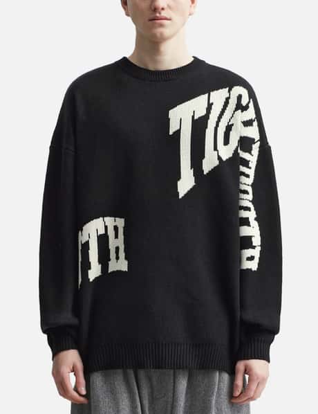 TIGHTBOOTH - Acid Logo Knit Sweater | HBX - Globally Curated 
