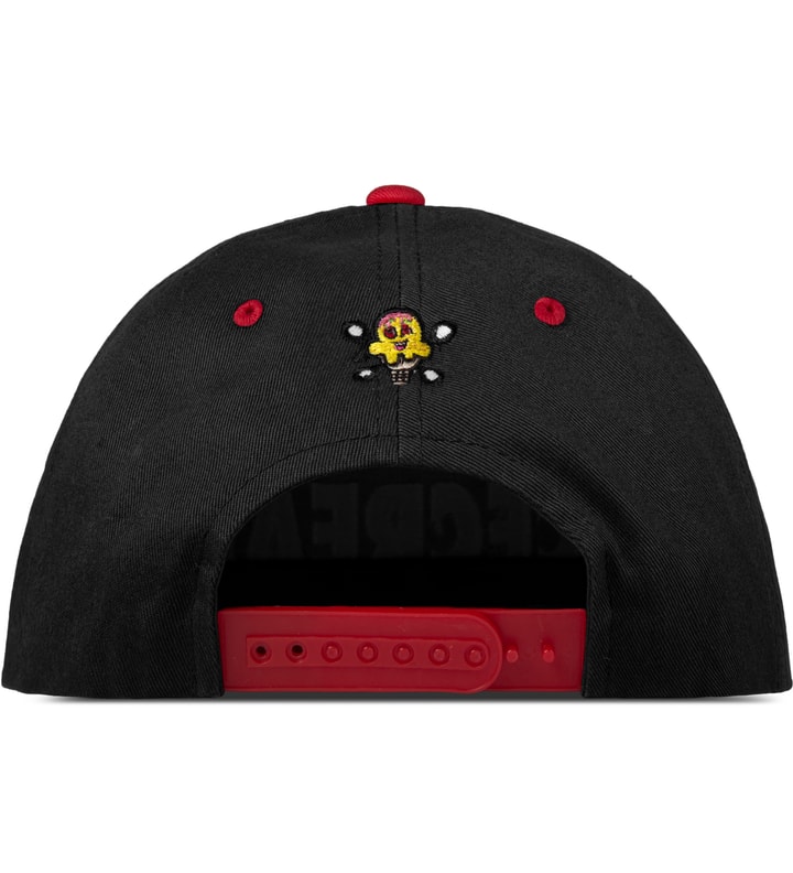 Black/Red Cone & Spoon Snapback Cap Placeholder Image