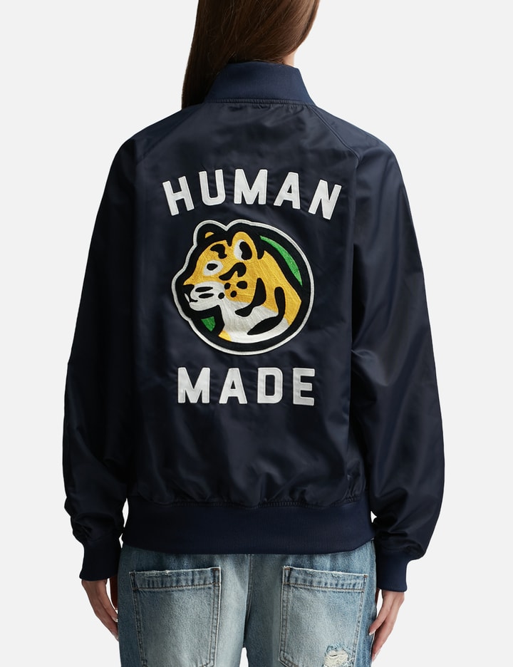 Shop Human Made Nylon Stadium Jacket