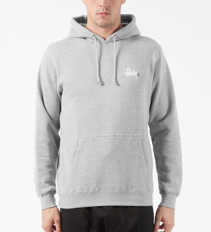 Heather Grey Basic Logo Hoodie Placeholder Image