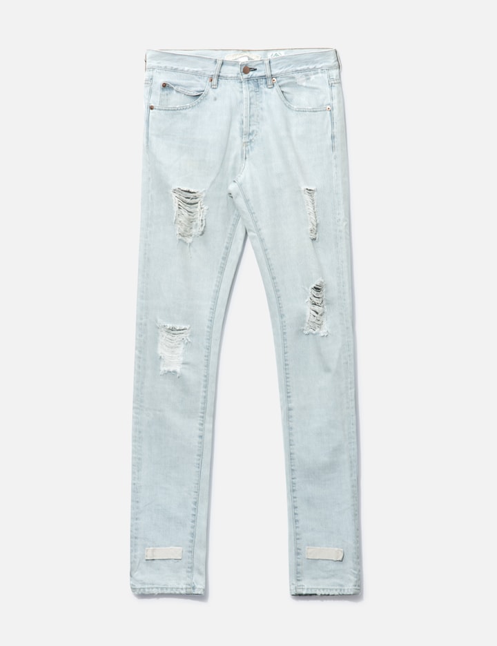 OFF WHITE DESTROYED DETAIL JEANS Placeholder Image