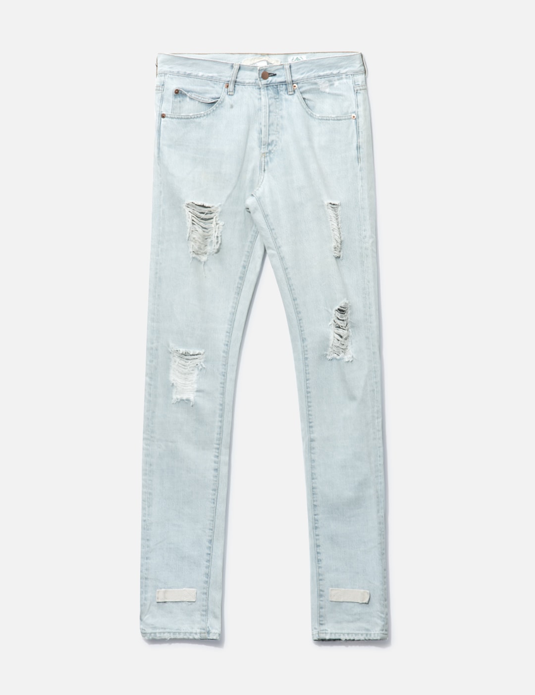 kondom bundet genetisk Off-White™ - OFF WHITE DESTROYED DETAIL JEANS | HBX - Globally Curated  Fashion and Lifestyle by Hypebeast