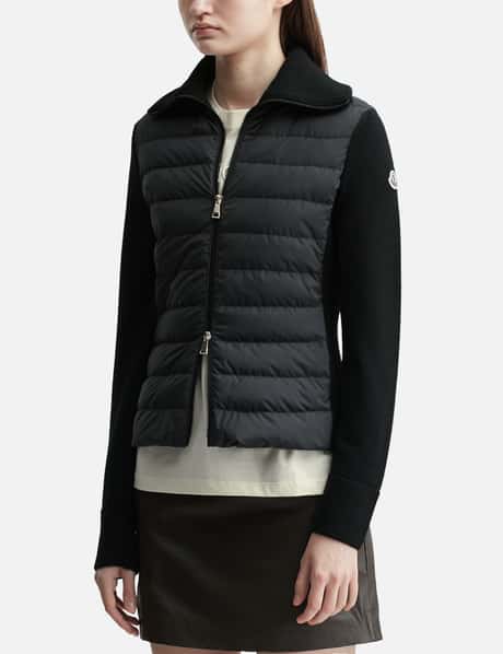 Padded Wool Zip-Up Cardigan view 7