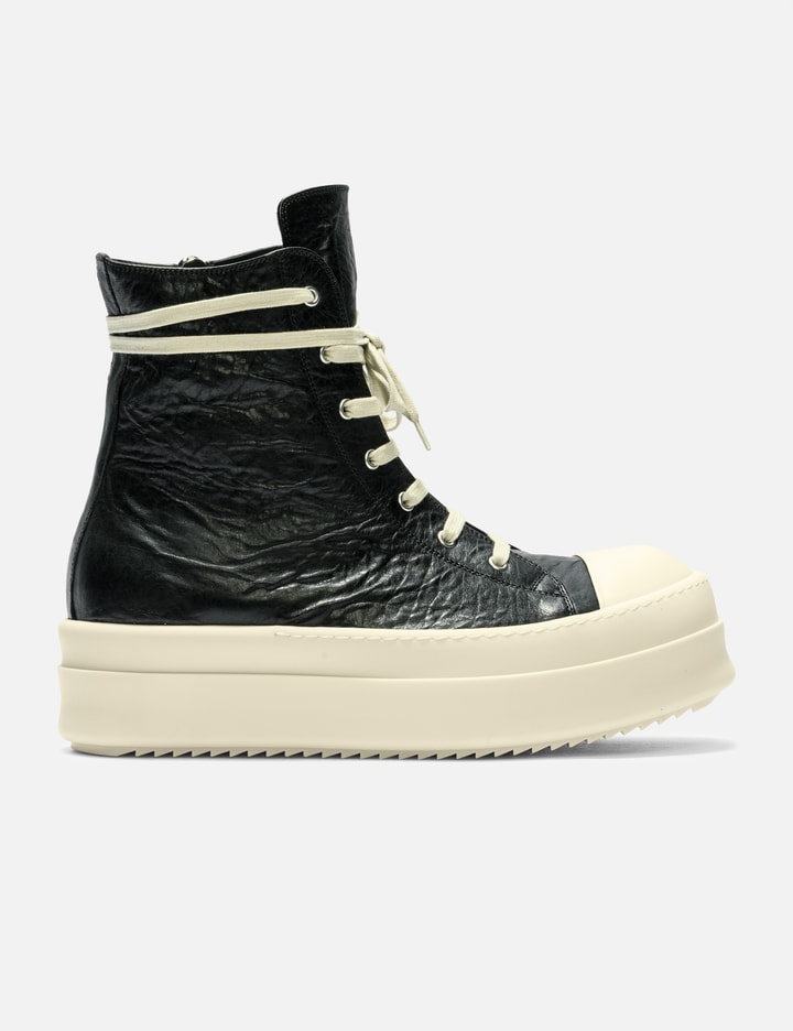 Rick Owens Mega Bumper Sneaks In Tumbled Lamb Leather