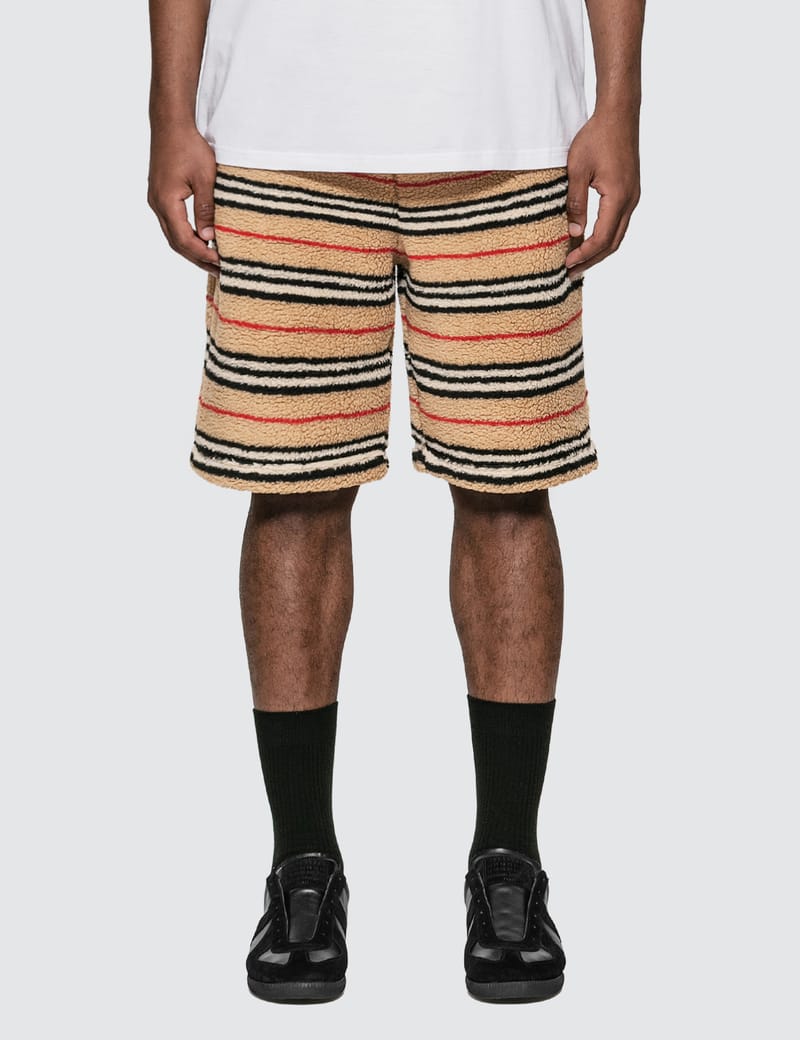 burberry fleece shorts