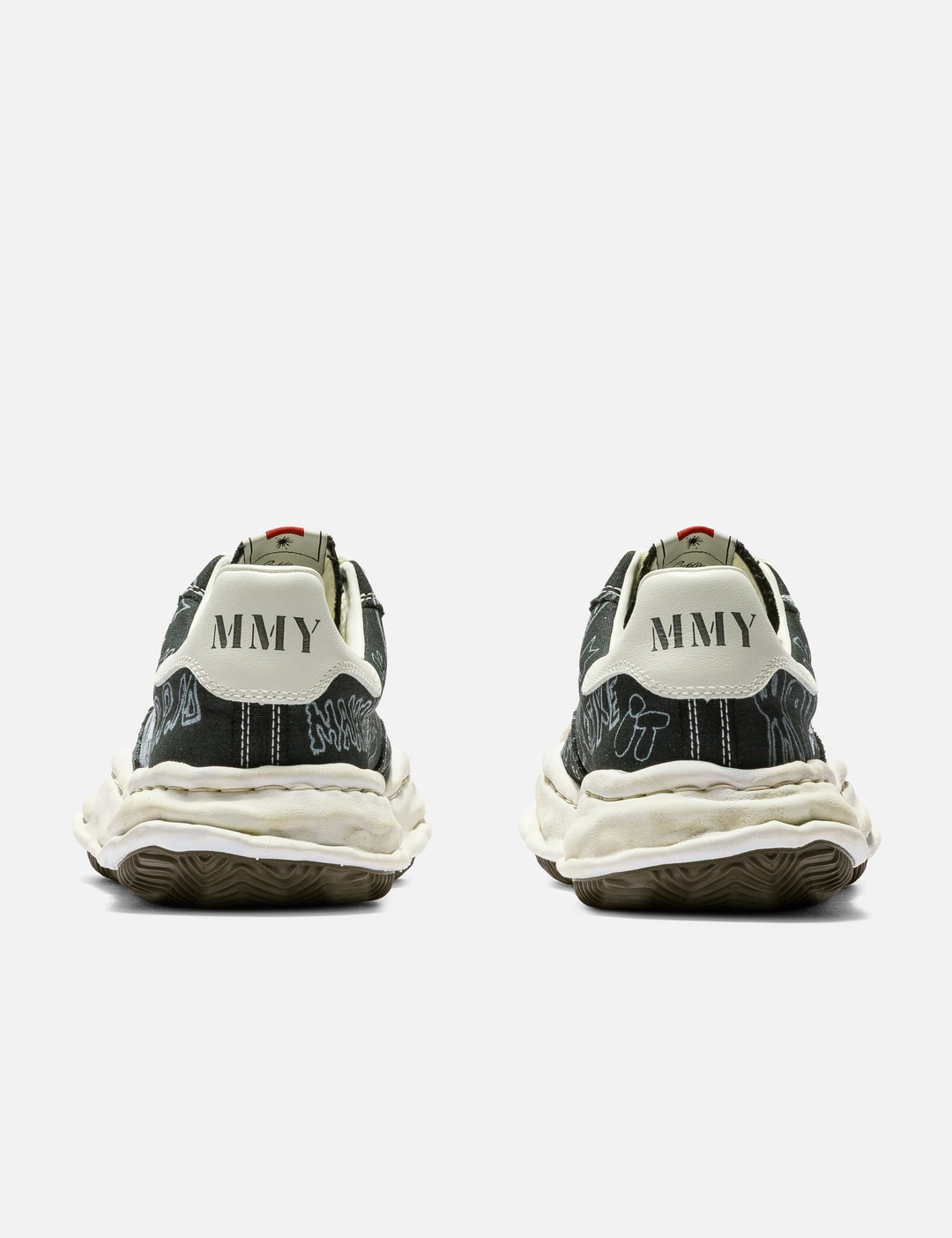 "BLAKEY" OG Sole Graffiti Printed Canvas Low Top Sneaker view 10