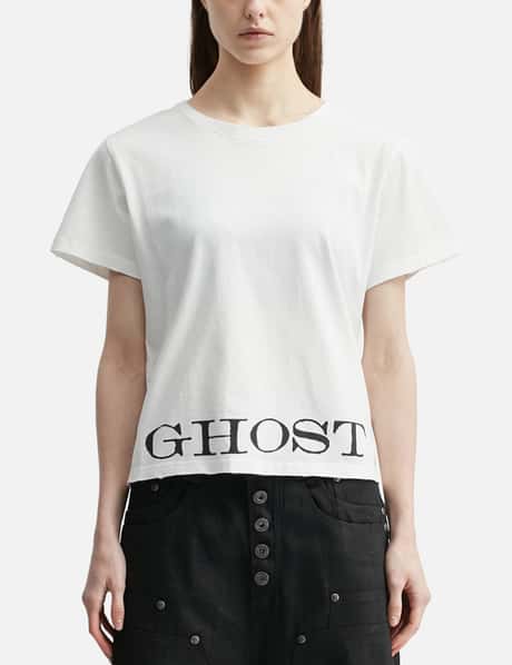 "Caspian" Ghost Fitted T-Shirt In White view 10