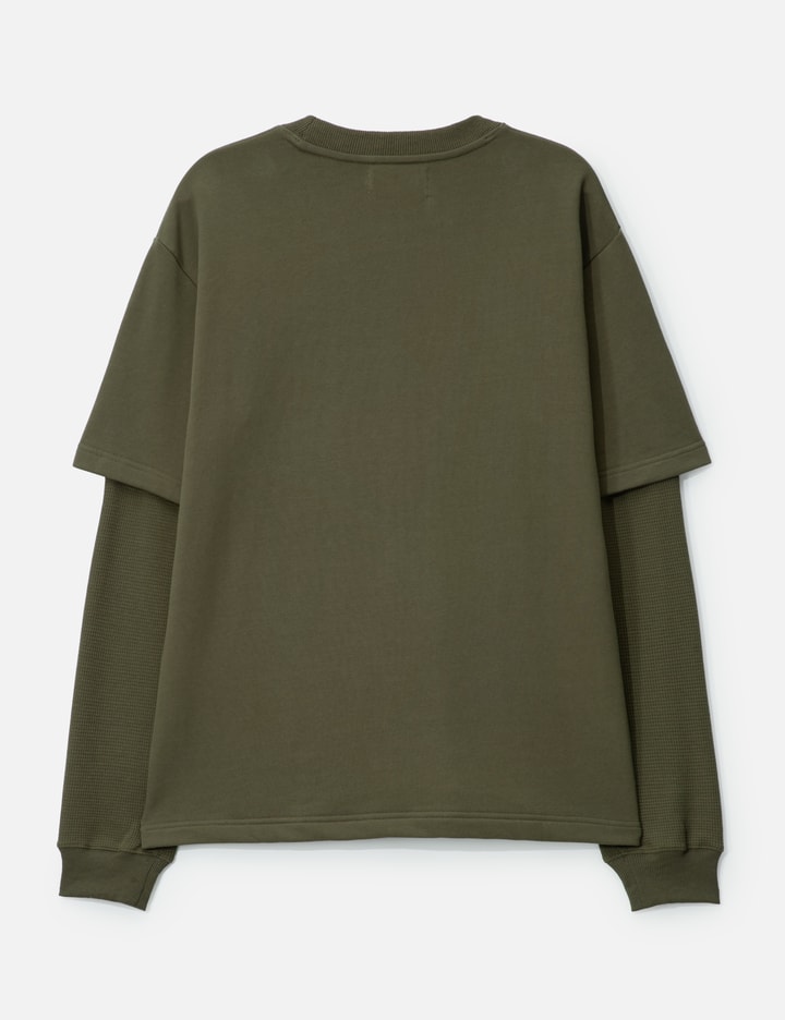 Waffle Sleeve Double Pocket T-shirt Placeholder Image