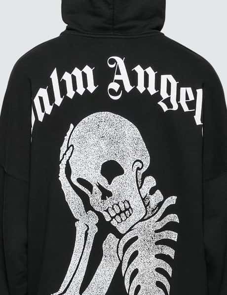Palm Angels Thinking Skull Hoodie HBX - Main Image