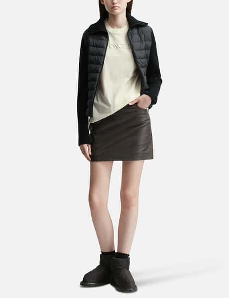 Padded Wool Zip-Up Cardigan view 11
