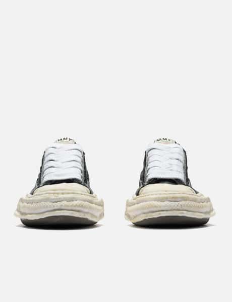 "PETERSON23" Original Sole Vintage Effect Embroidered Canvas Low-Top Sneaker view 7
