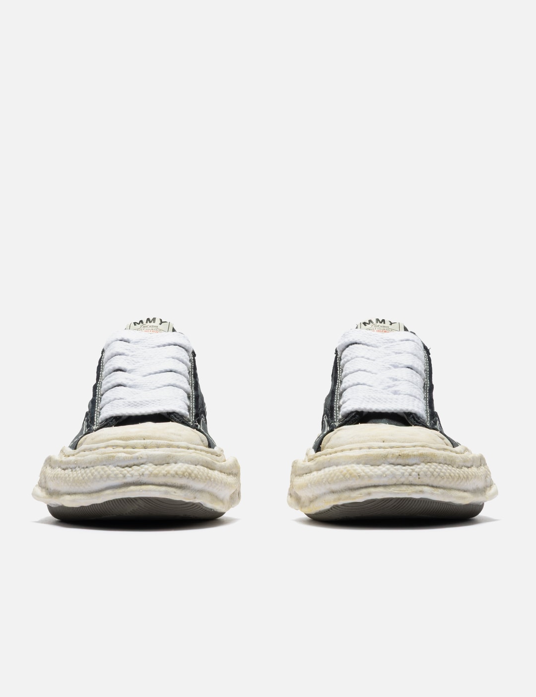 "PETERSON23" Original Sole Vintage Effect Embroidered Canvas Low-Top Sneaker view 8