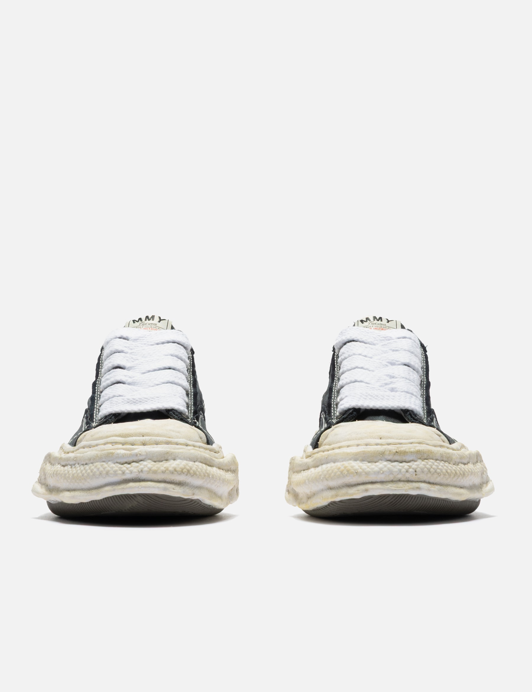 "PETERSON23" Original Sole Vintage Effect Embroidered Canvas Low-Top Sneaker view 14