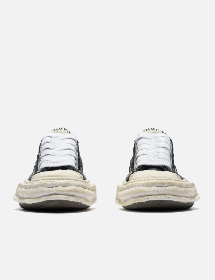 "PETERSON23" Original Sole Vintage Effect Embroidered Canvas Low-top Sneaker Placeholder Image