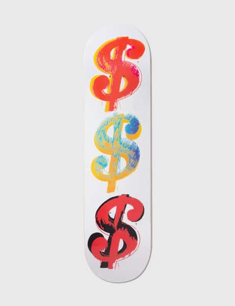 THE SKATEROOM Dollar Sign (9) Solo A, 1982 Skateboard Deck 8"