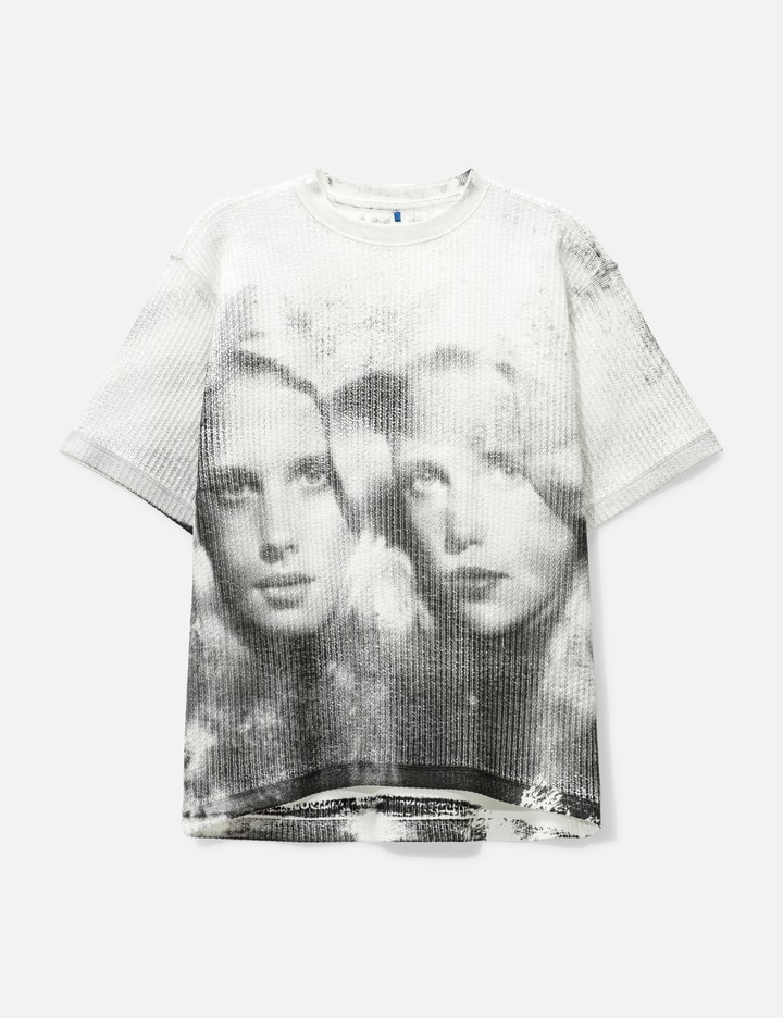 Shop Ader Error Twin Face Jersey T-shirt In White