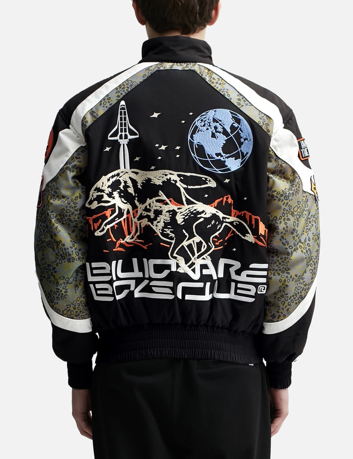 Shop Billionaire Boys Club Bb Space Suit Jacket (oversized) In Black