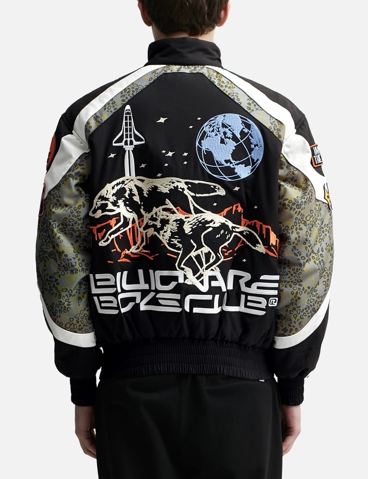Billionaire Boys Club Space Suit Oversize Racer Jacket In Black