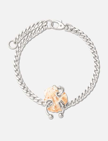 corrina goutos Pierced Shell Necklace