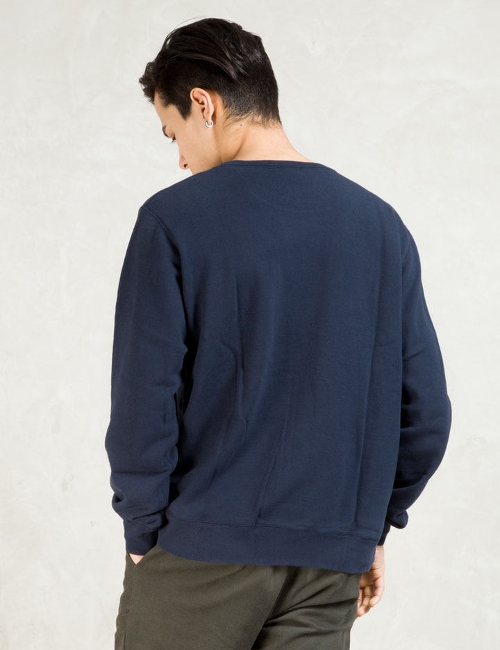 Navy "Red Face" Graphic Crewneck Sweatshirt Placeholder Image