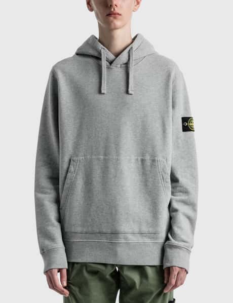 Stone Island - Logo Patch Classic Hoodie  HBX - Globally Curated Fashion  and Lifestyle by Hypebeast