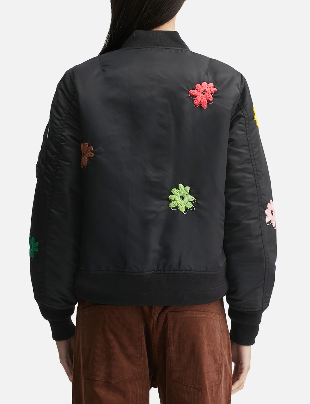 Flower Embroidery Flight Jacket view 10