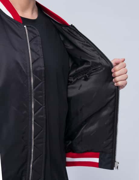 MOSCHINO Mirror Moschino Bomber Jacket HBX