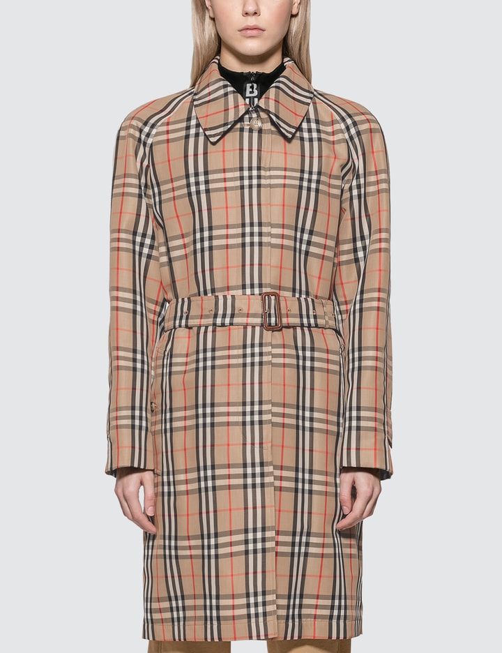 Burberry - Vintage Check Nylon Belted | HBX - Globally Curated Fashion Lifestyle by Hypebeast