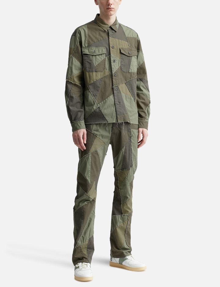 PATCHWORK MILITARY OVERSHIRT Placeholder Image