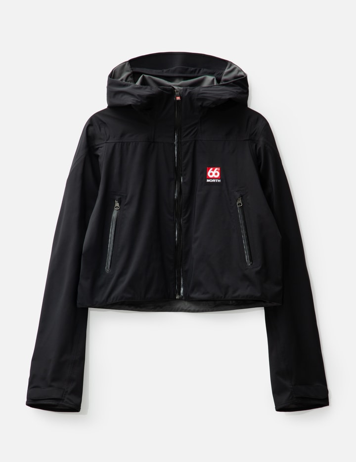 66°north Snæfell Cropped Jacket In Black