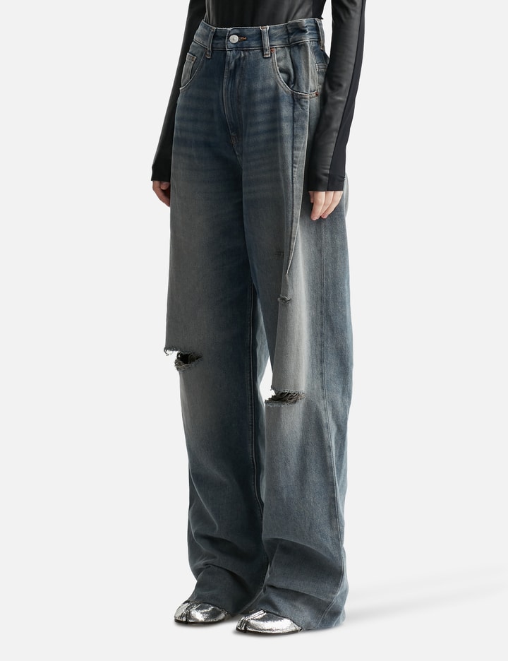 Aged Denim Jeans Placeholder Image