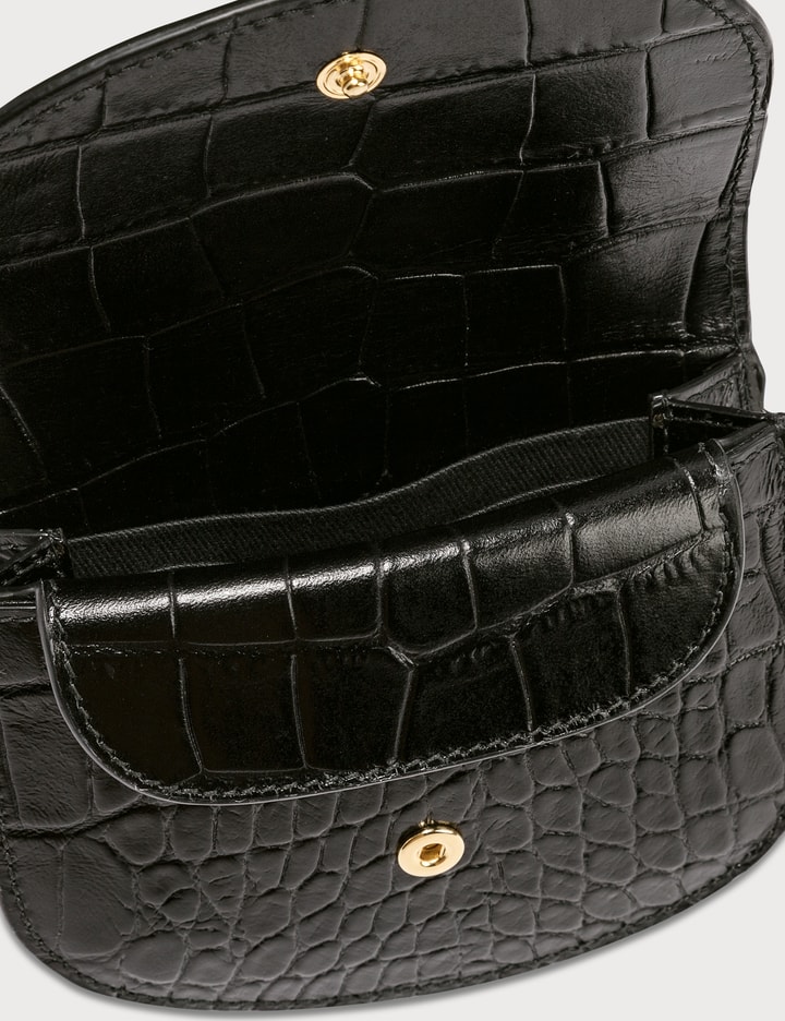 Croco Embossed Leather Small Wallet Placeholder Image
