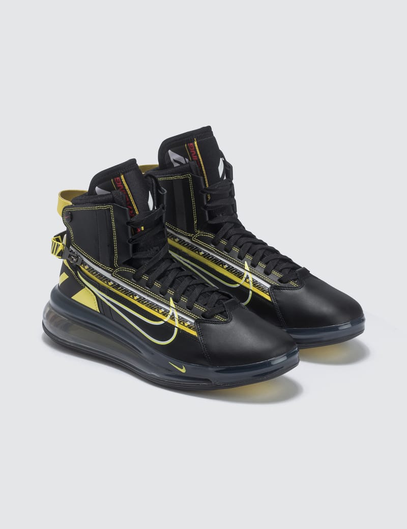 nike air max 720 saturn as black yellow