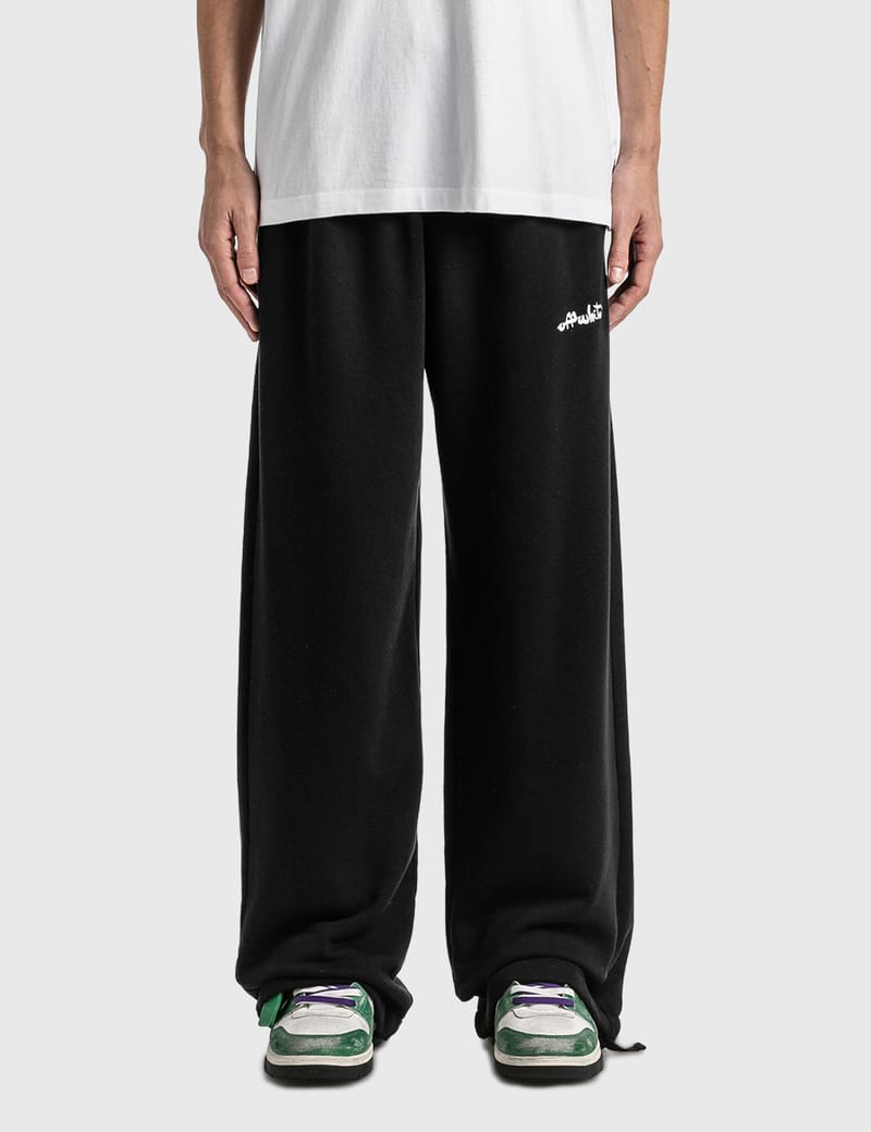 Off-White™ ペイント スクリプト スケート スウェットパンツ HBX  ハイプビースト(Hypebeast)が厳選したグローバルファッションライフスタイル