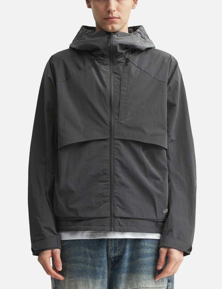 Dime Taffeta Windbreaker In Gray