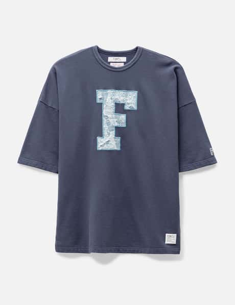 FDMTL F 패치 와이드 스웨트 티셔츠