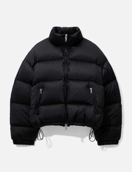 COLE BUXTON Cropped Nylon Ripstop Puffer