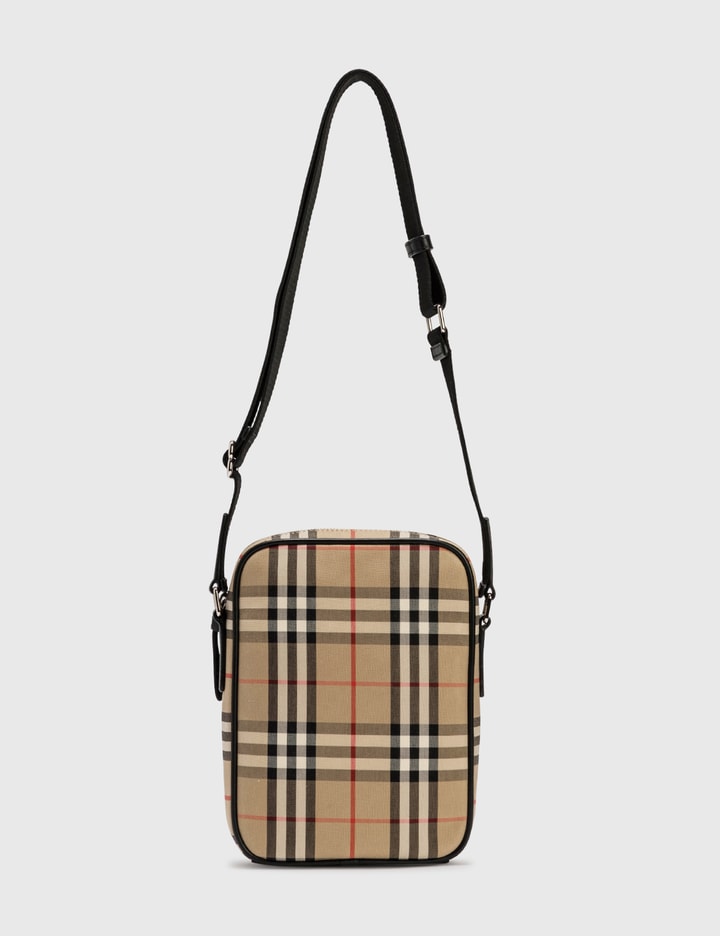 Vintage Check and Leather Crossbody Bag Placeholder Image