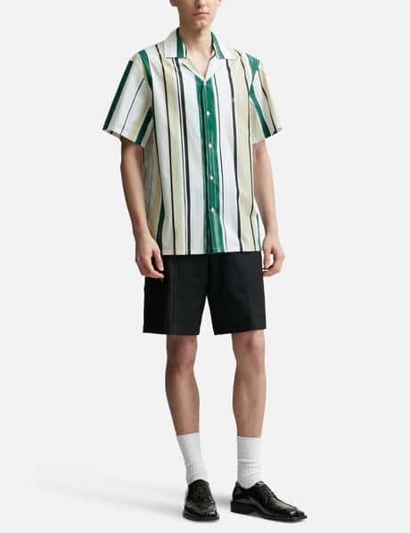Bowling Shirt With Printed Stripes view 14