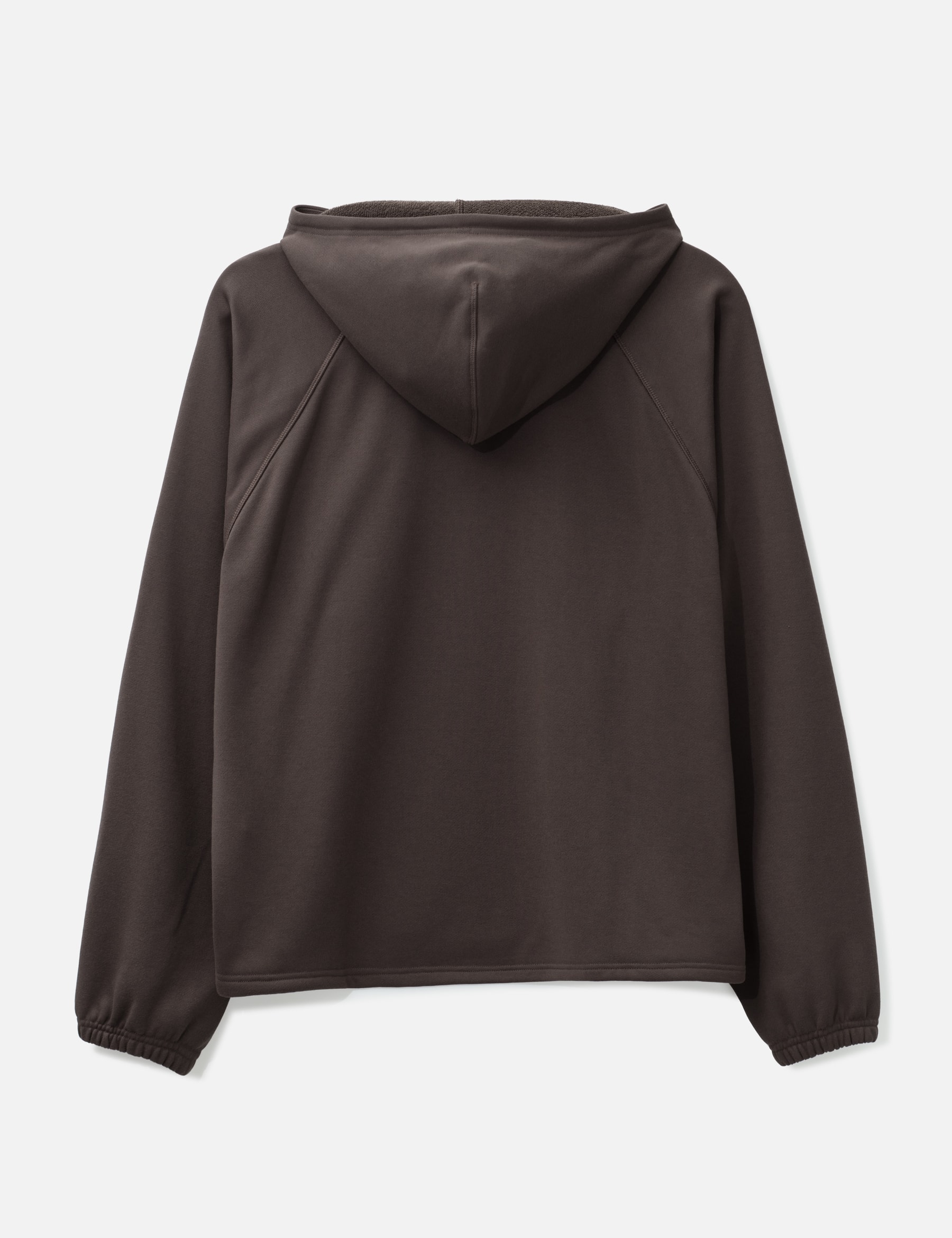 Open Neck French Terry Hoodie view 17