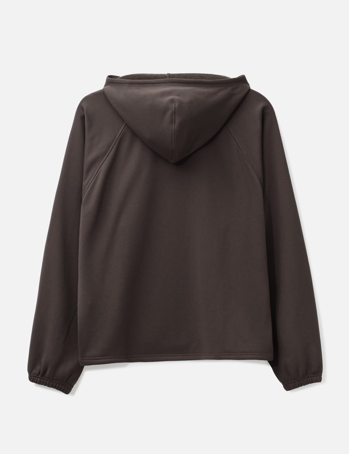 Open Neck French Terry Hoodie