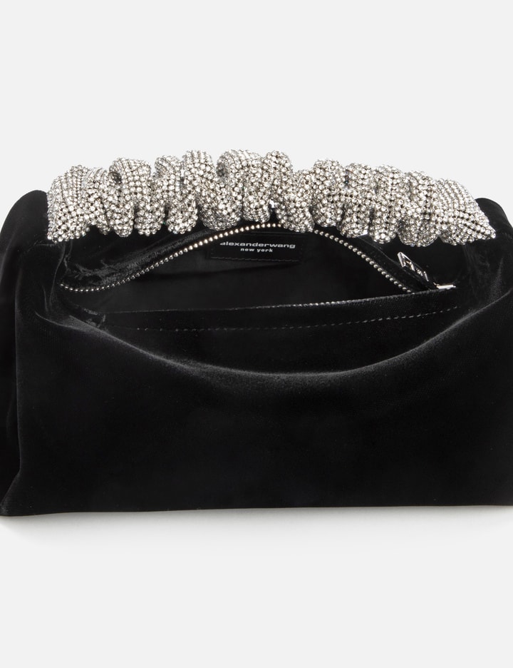 Scrunchie Mini Bag In Velvet Crystal Placeholder Image