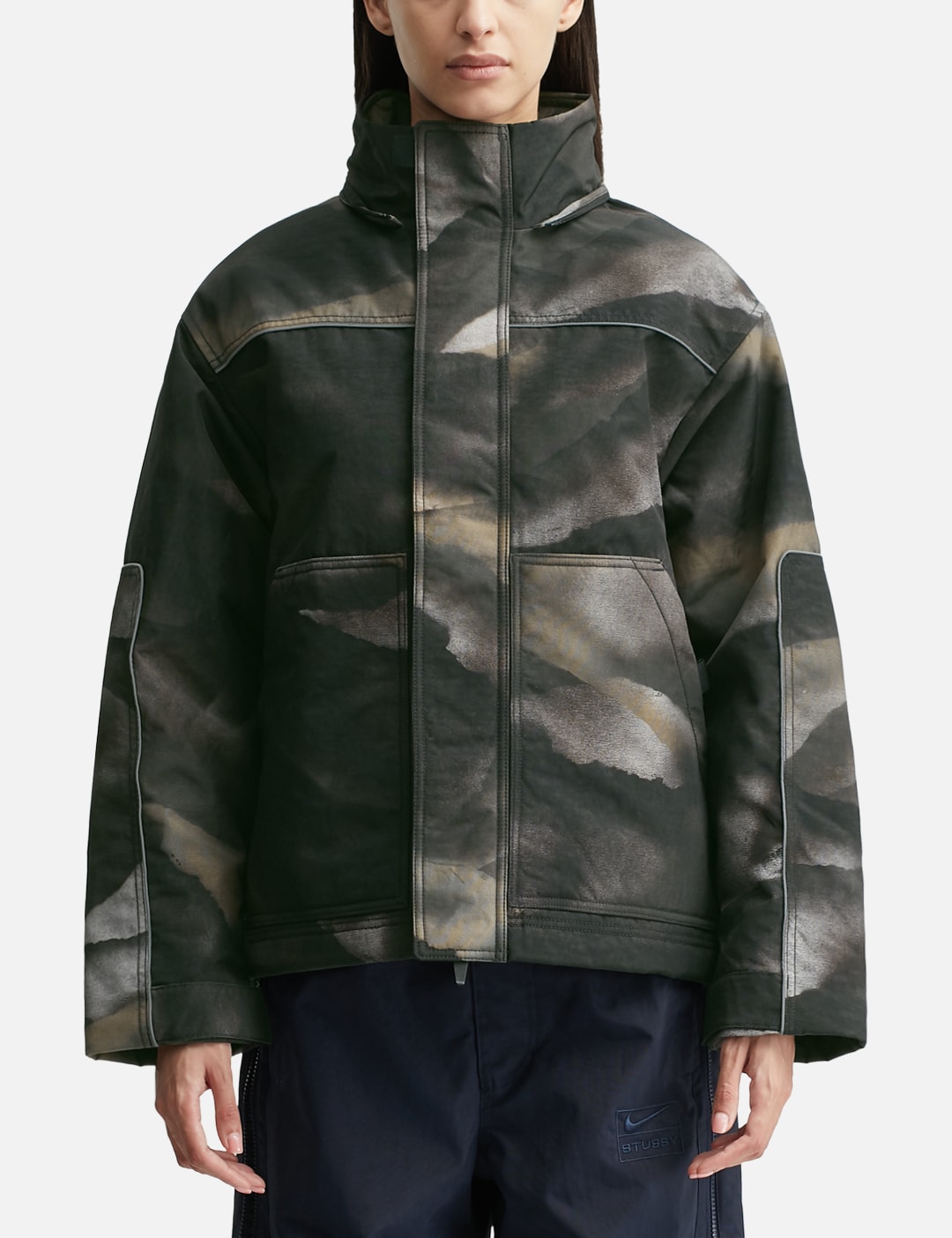X Stüssy Utility Jacket AOP view 15
