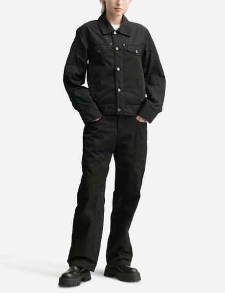 3 Mix Fabric Pants view 11