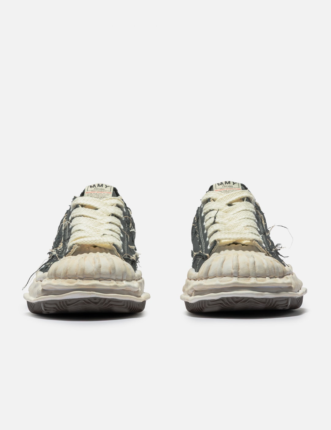 "BLAKEY" OG Sole Ripped Overdye Canvas Low-Top Sneaker view 8